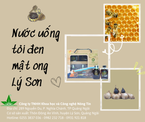 Nước uống tỏi đen mật ong