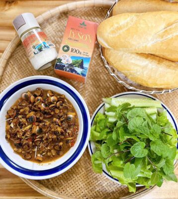 món ngon cùng bột tỏi Nông Tín